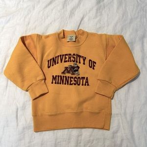 Youth XS vintage university of Minnesota crewneck 💛